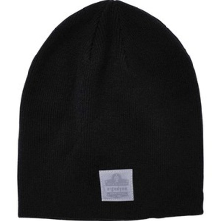 ERGODYNE RIBBED KNIT BEANIE, BLACK EGO16812